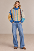Artisan Hand Knit Alpaca Lucia Pullover Sweater