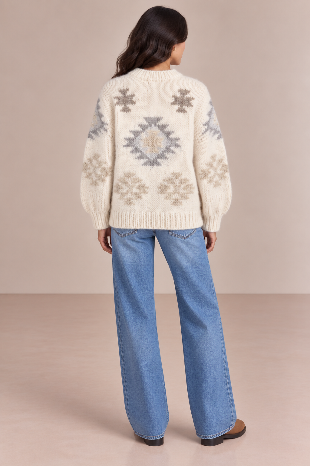 Artisan Hand Knit Alpaca Nevada Pullover