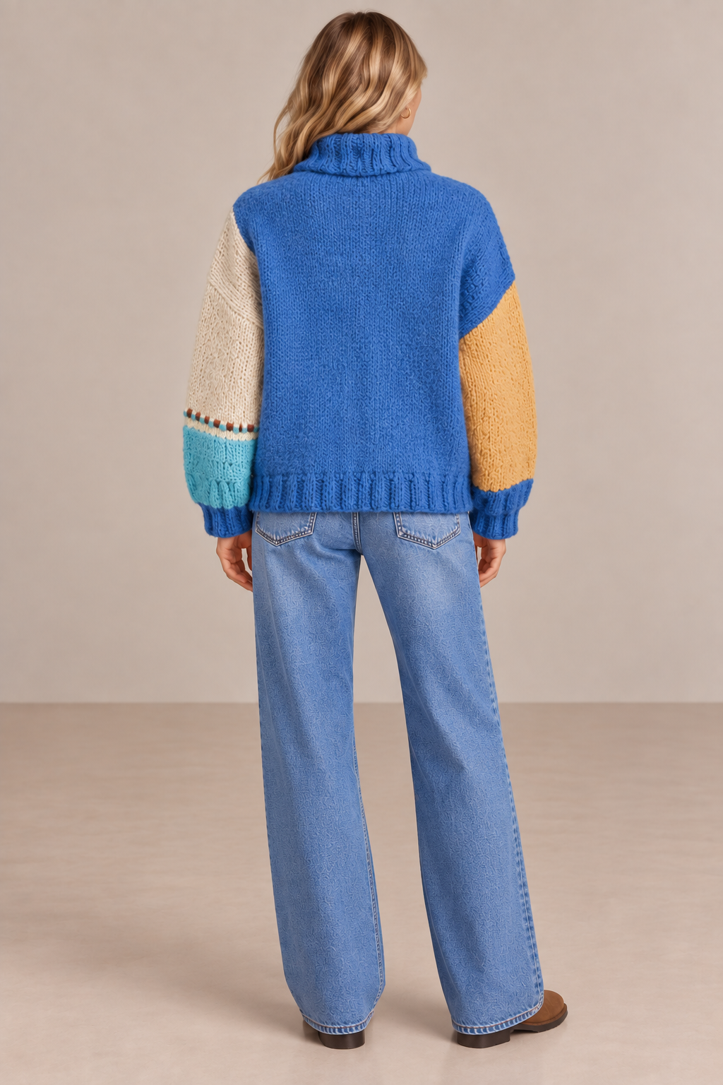 Artisan Hand Knit Alpaca Lucia Pullover Sweater