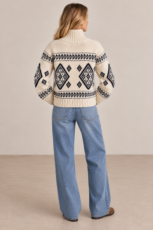 Artisan Hand Knit Merino Wool Everest Cardi