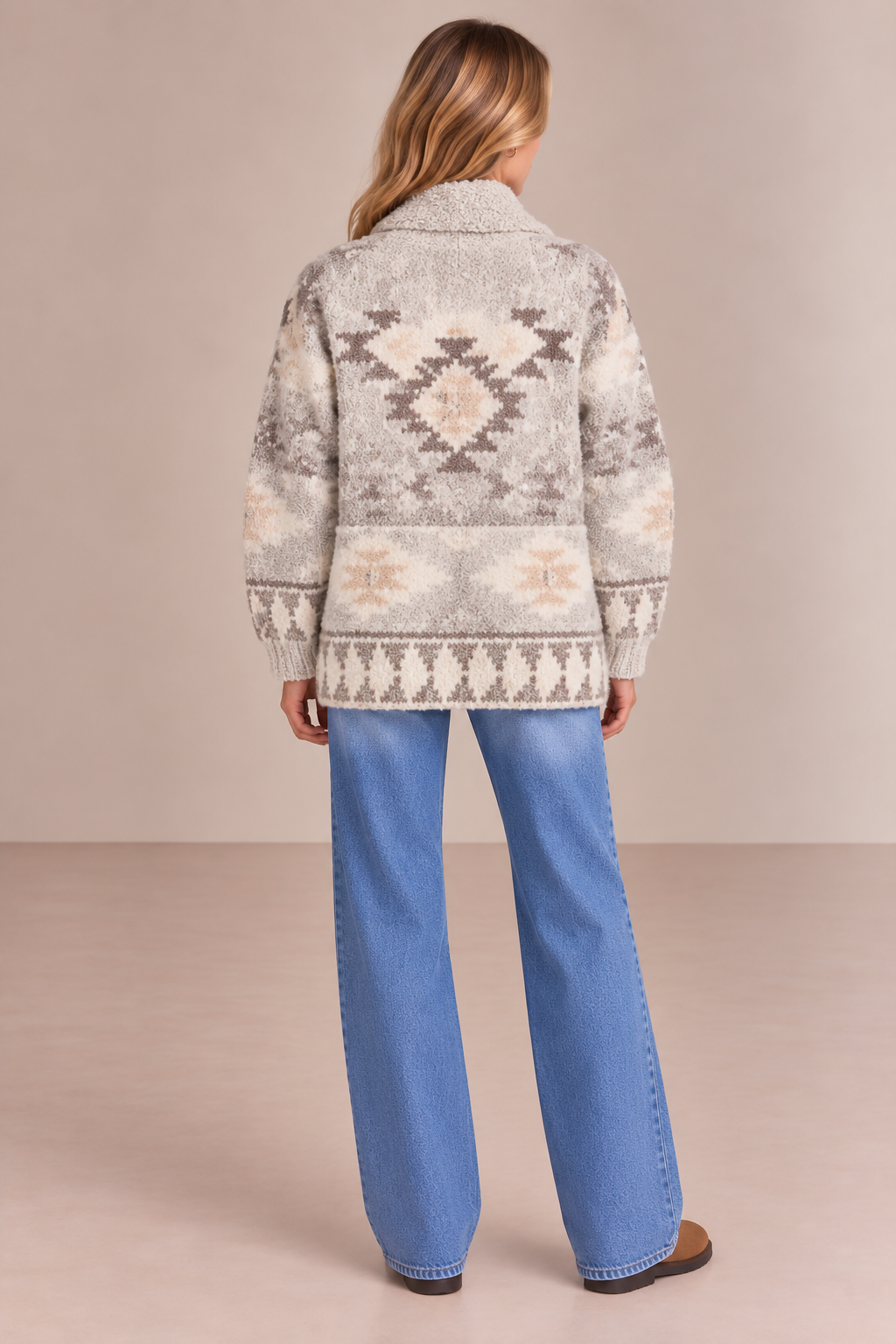 Artisan Hand Knit Alpaca Nevada Cardi