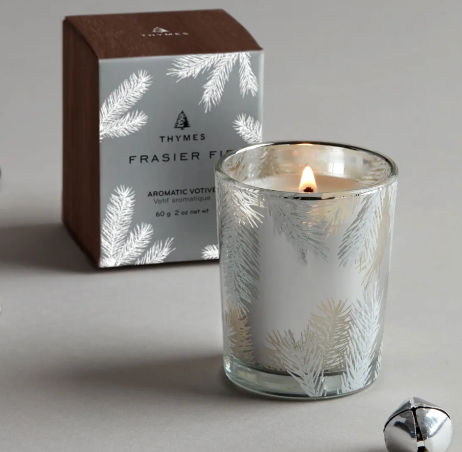 Thymes Frasier Fir Statement Poured Voltive Candle