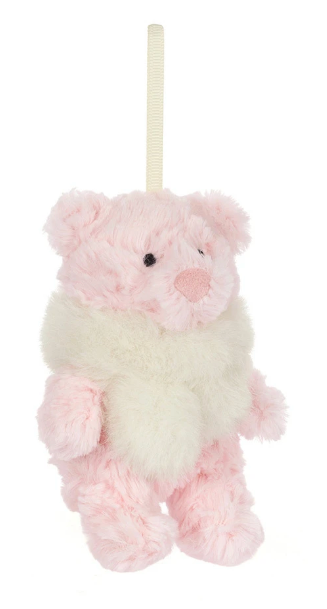 Jellycat Leola Bear Winter Warmer Decoration