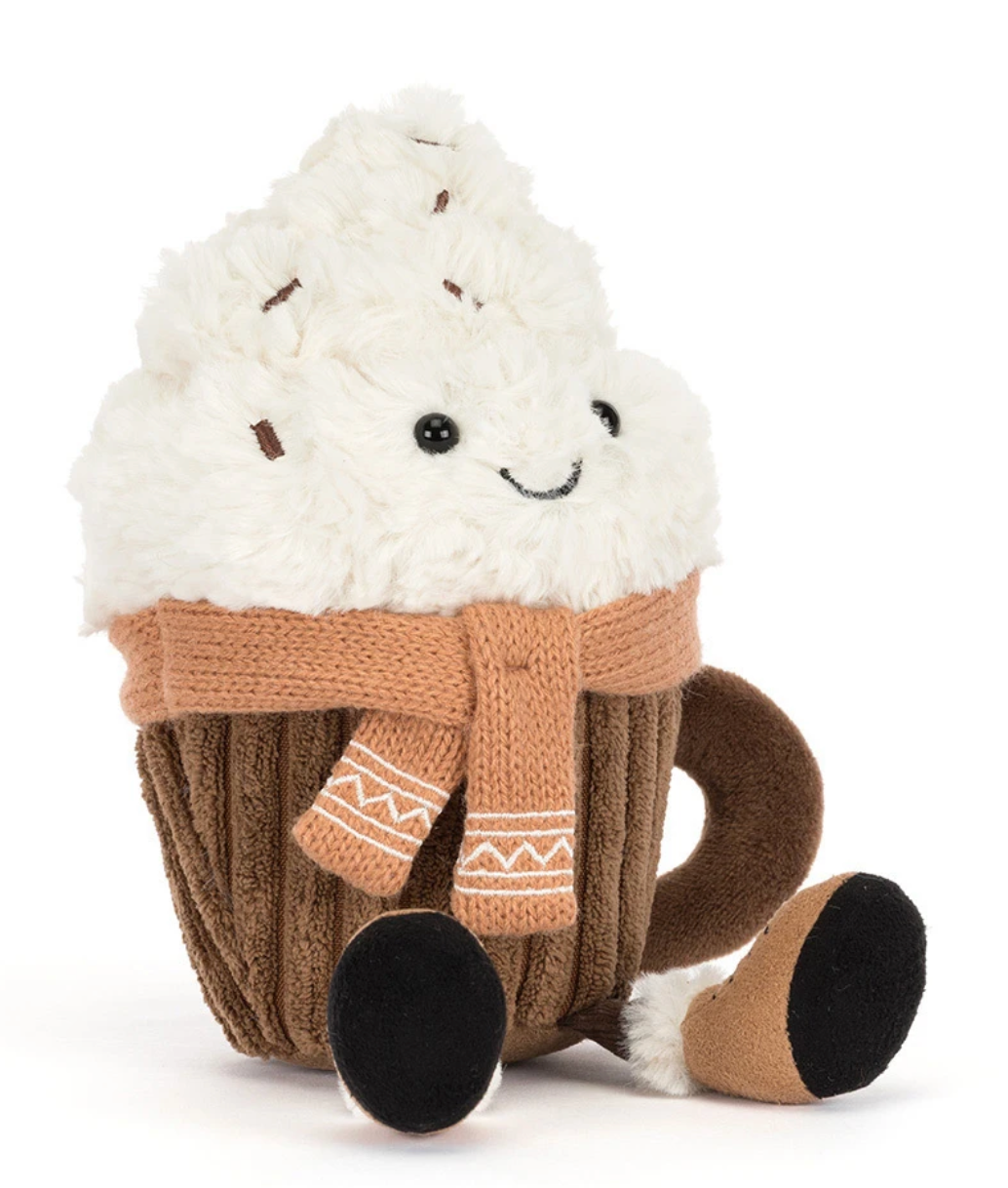 Jellycat Amuseables Scarfiles Hot Chocolate
