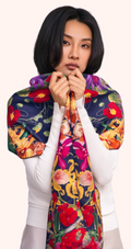 Powder Botanical Kaleidoscope Lux Print Scarf