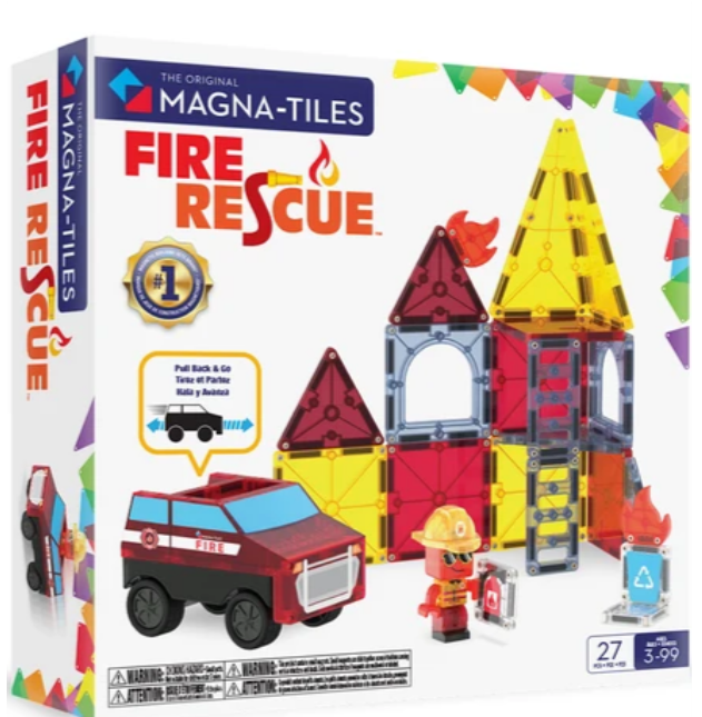 Magna Tiles Fire Rescue
