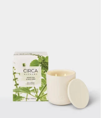 White Tea & Wild Mint Circa Candles 10.6 oz